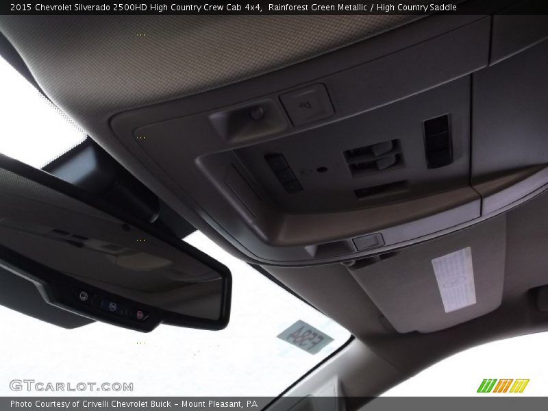 Rainforest Green Metallic / High Country Saddle 2015 Chevrolet Silverado 2500HD High Country Crew Cab 4x4