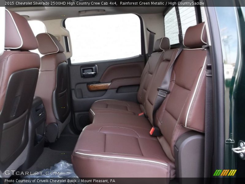 Rainforest Green Metallic / High Country Saddle 2015 Chevrolet Silverado 2500HD High Country Crew Cab 4x4