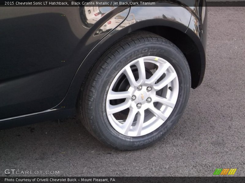 Black Granite Metallic / Jet Black/Dark Titanium 2015 Chevrolet Sonic LT Hatchback
