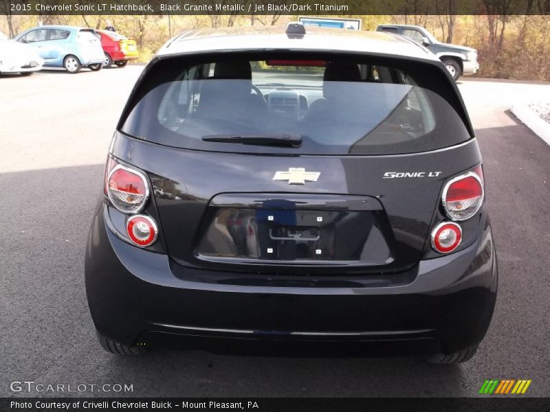 Black Granite Metallic / Jet Black/Dark Titanium 2015 Chevrolet Sonic LT Hatchback