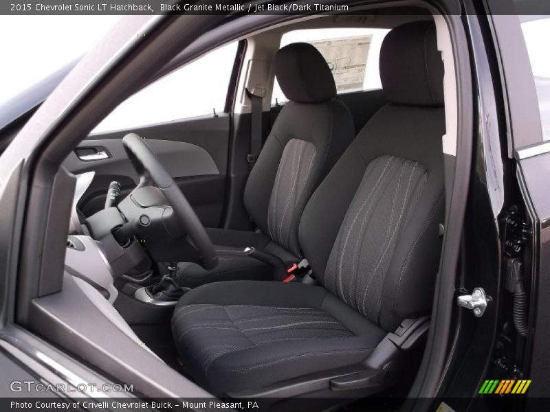 Black Granite Metallic / Jet Black/Dark Titanium 2015 Chevrolet Sonic LT Hatchback