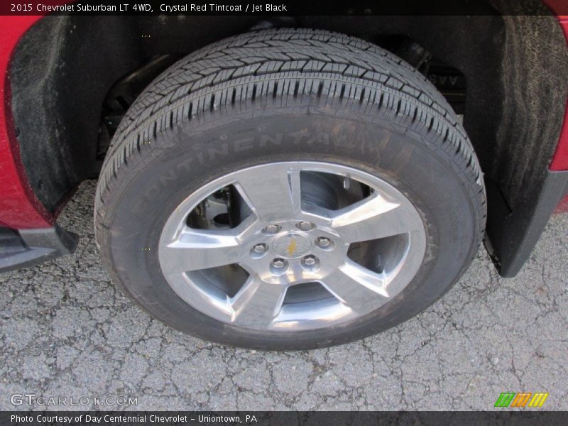 Crystal Red Tintcoat / Jet Black 2015 Chevrolet Suburban LT 4WD
