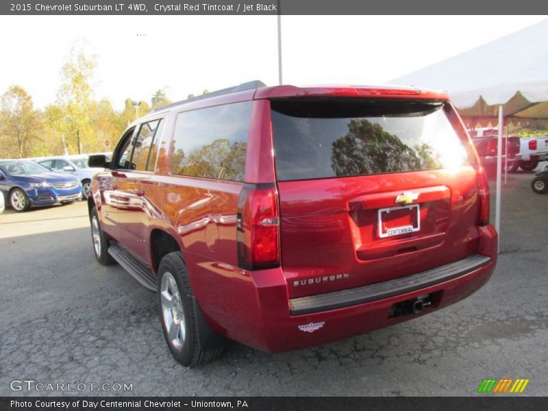 Crystal Red Tintcoat / Jet Black 2015 Chevrolet Suburban LT 4WD