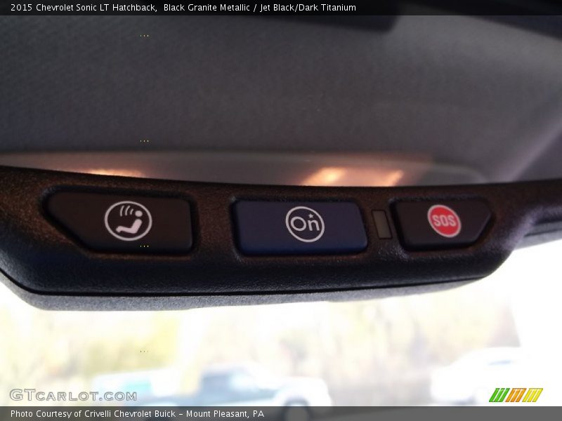 Black Granite Metallic / Jet Black/Dark Titanium 2015 Chevrolet Sonic LT Hatchback