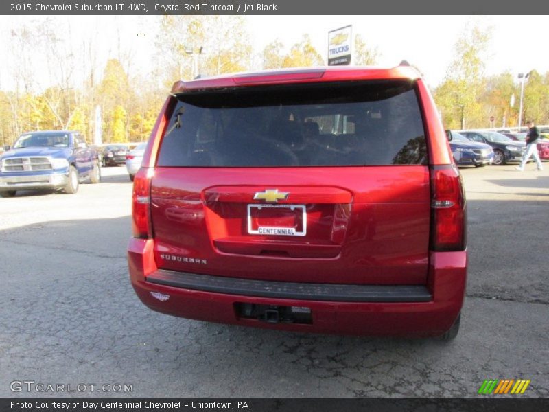 Crystal Red Tintcoat / Jet Black 2015 Chevrolet Suburban LT 4WD