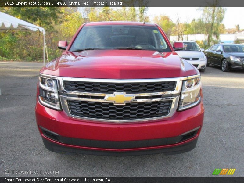 Crystal Red Tintcoat / Jet Black 2015 Chevrolet Suburban LT 4WD