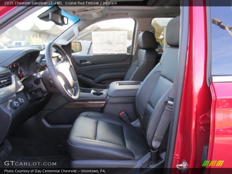 Crystal Red Tintcoat / Jet Black 2015 Chevrolet Suburban LT 4WD