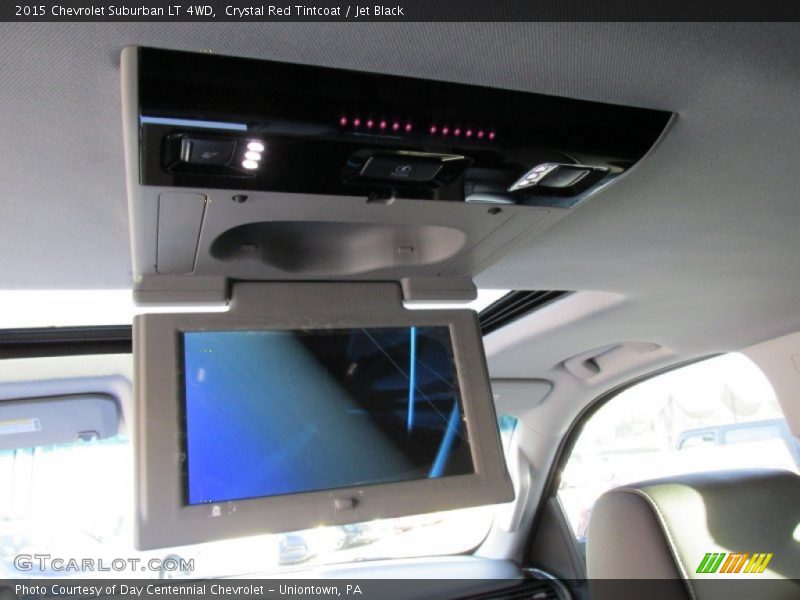 Crystal Red Tintcoat / Jet Black 2015 Chevrolet Suburban LT 4WD