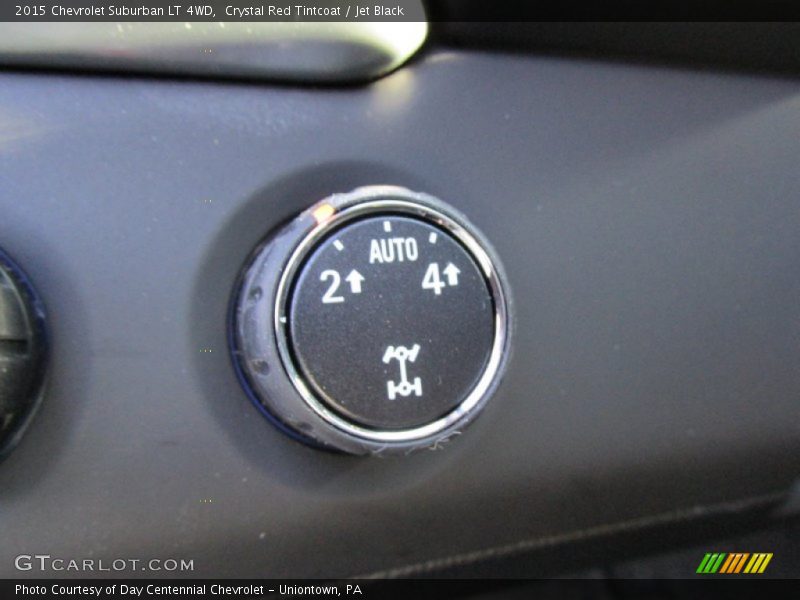 Crystal Red Tintcoat / Jet Black 2015 Chevrolet Suburban LT 4WD