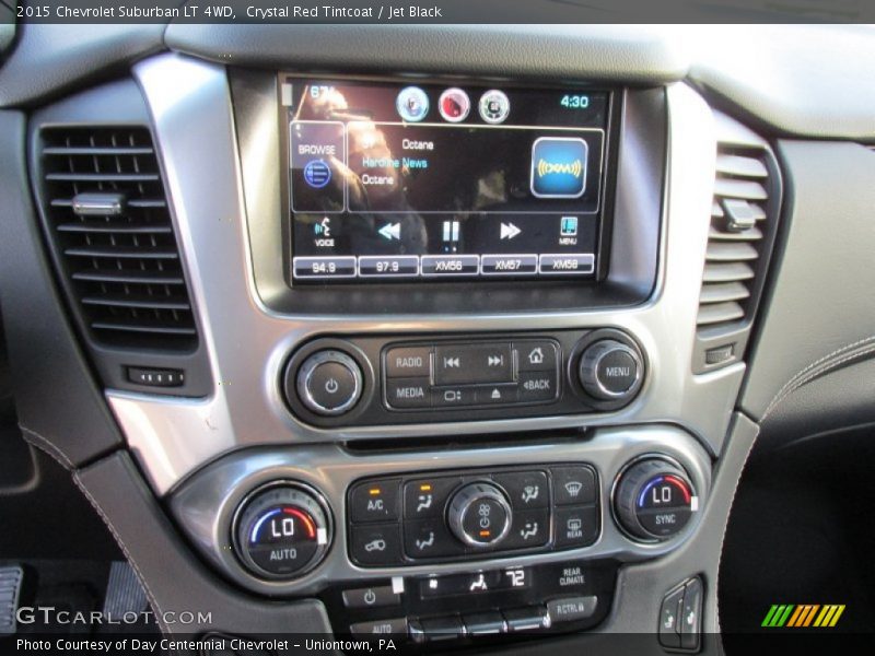 Crystal Red Tintcoat / Jet Black 2015 Chevrolet Suburban LT 4WD
