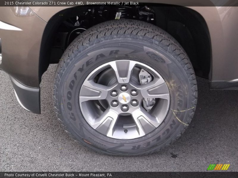 Brownstone Metallic / Jet Black 2015 Chevrolet Colorado Z71 Crew Cab 4WD