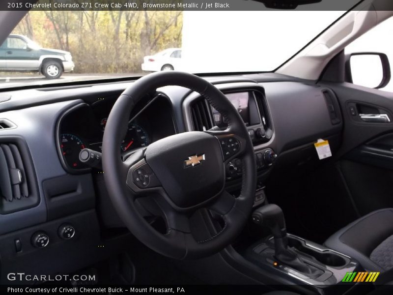 Brownstone Metallic / Jet Black 2015 Chevrolet Colorado Z71 Crew Cab 4WD