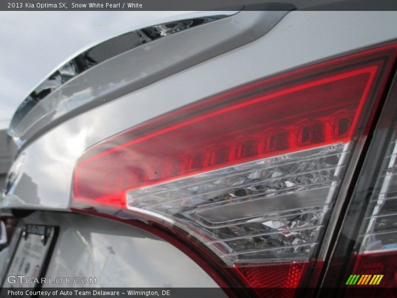 Snow White Pearl / White 2013 Kia Optima SX