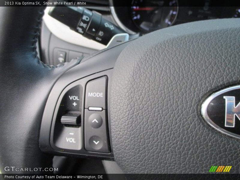 Snow White Pearl / White 2013 Kia Optima SX