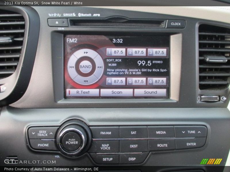 Snow White Pearl / White 2013 Kia Optima SX