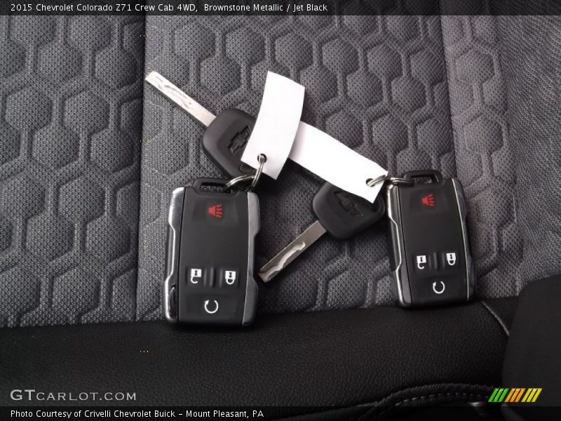 Keys of 2015 Colorado Z71 Crew Cab 4WD