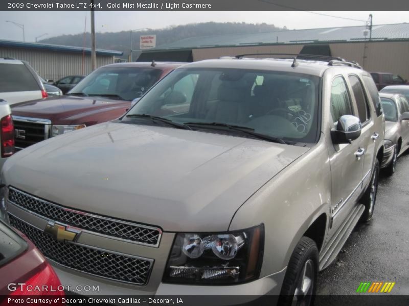 Gold Mist Metallic / Light Cashmere 2009 Chevrolet Tahoe LTZ 4x4