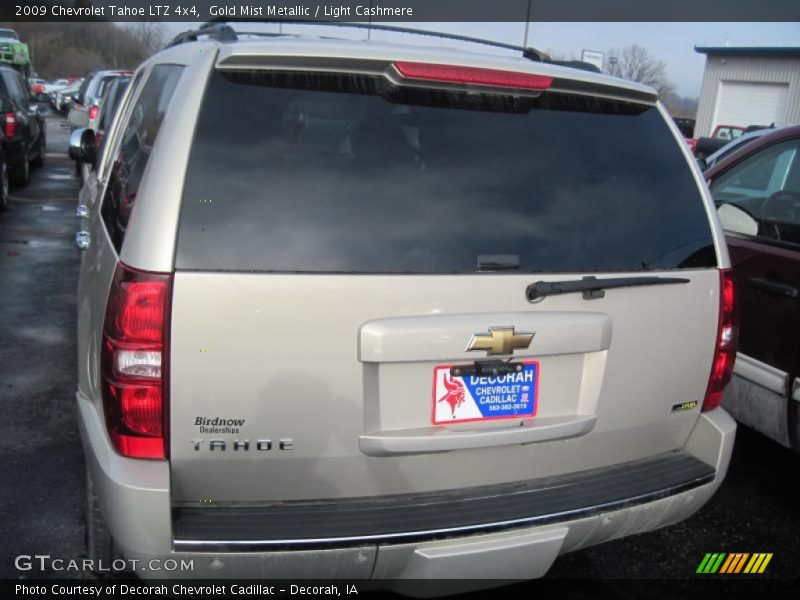 Gold Mist Metallic / Light Cashmere 2009 Chevrolet Tahoe LTZ 4x4