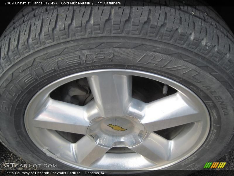 Gold Mist Metallic / Light Cashmere 2009 Chevrolet Tahoe LTZ 4x4