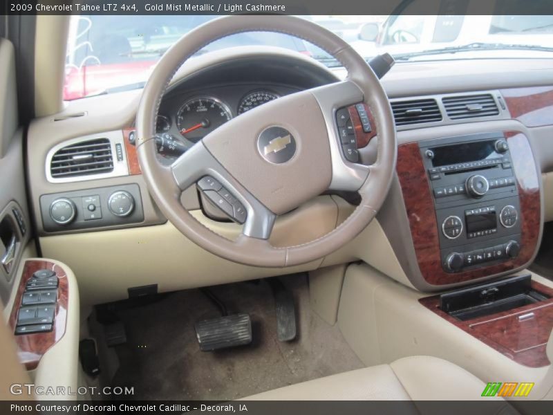 Gold Mist Metallic / Light Cashmere 2009 Chevrolet Tahoe LTZ 4x4