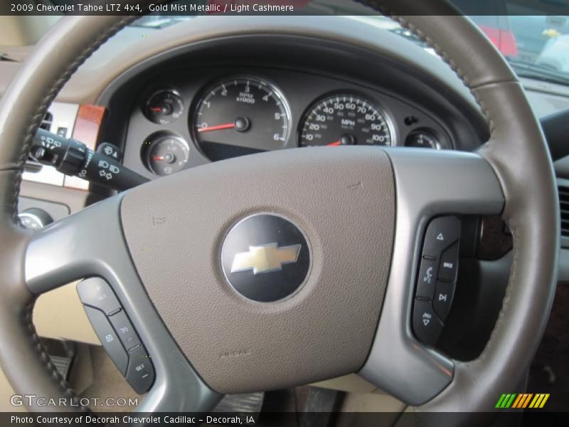 Gold Mist Metallic / Light Cashmere 2009 Chevrolet Tahoe LTZ 4x4
