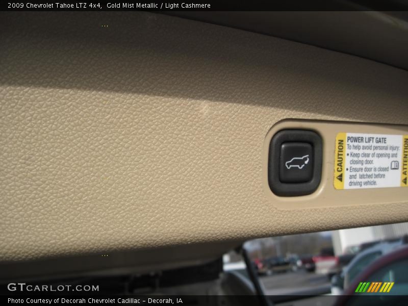 Gold Mist Metallic / Light Cashmere 2009 Chevrolet Tahoe LTZ 4x4