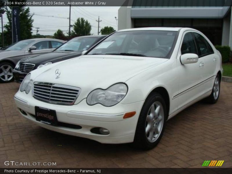 Alabaster White / Gray 2004 Mercedes-Benz C 320 Sedan