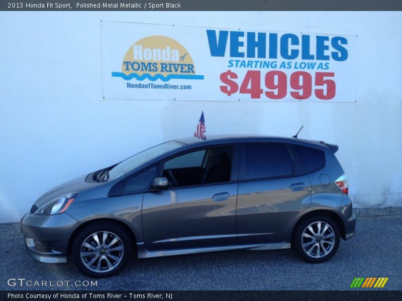 Polished Metal Metallic / Sport Black 2013 Honda Fit Sport