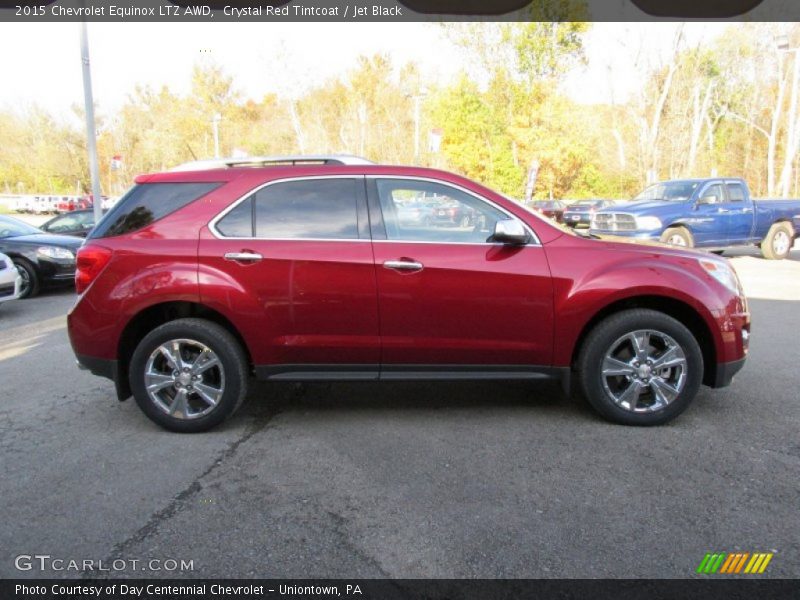 Crystal Red Tintcoat / Jet Black 2015 Chevrolet Equinox LTZ AWD