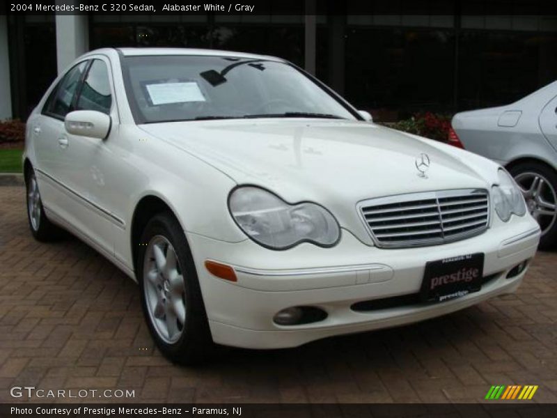 Alabaster White / Gray 2004 Mercedes-Benz C 320 Sedan