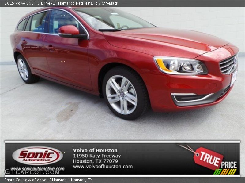 Flamenco Red Metallic / Off-Black 2015 Volvo V60 T5 Drive-E