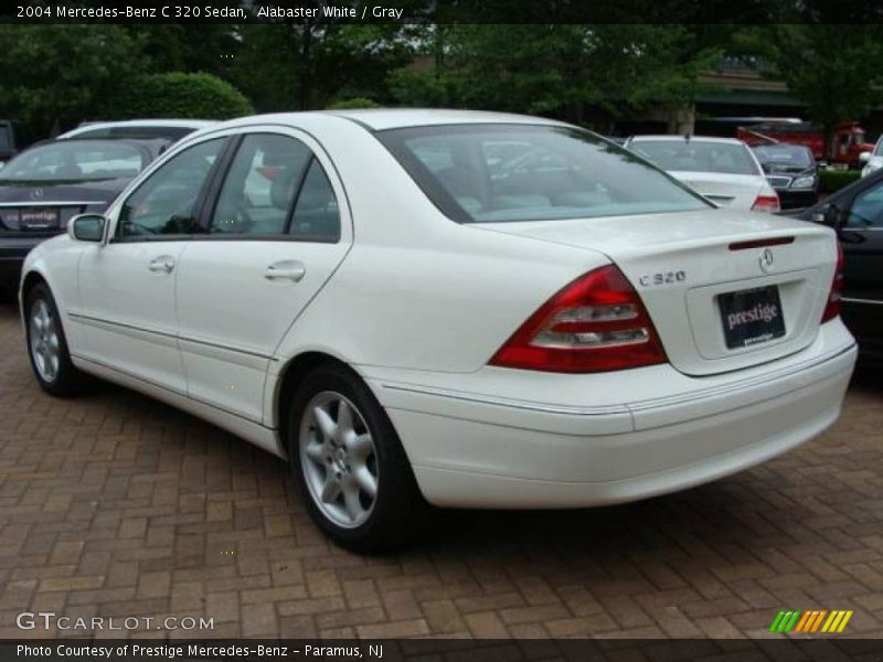 Alabaster White / Gray 2004 Mercedes-Benz C 320 Sedan