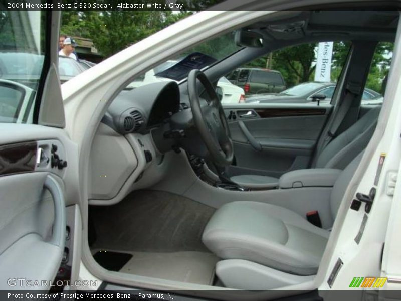 Alabaster White / Gray 2004 Mercedes-Benz C 320 Sedan