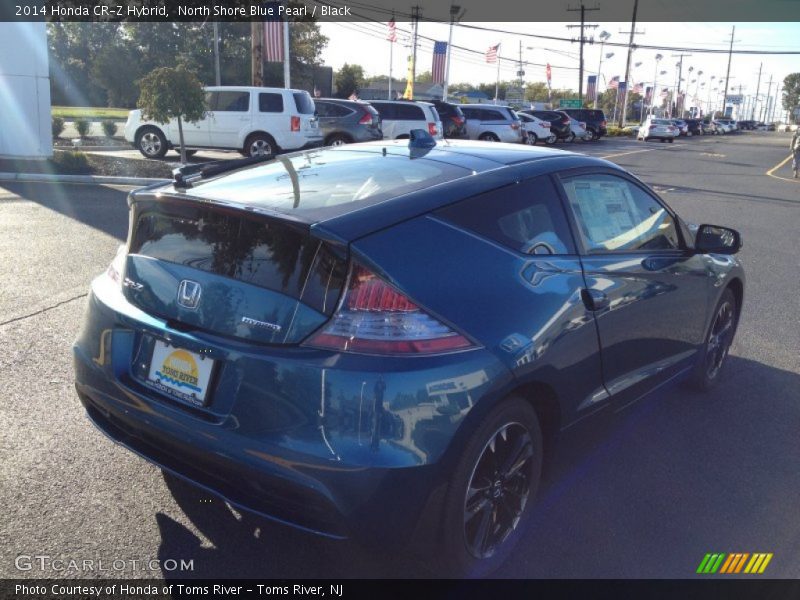 North Shore Blue Pearl / Black 2014 Honda CR-Z Hybrid