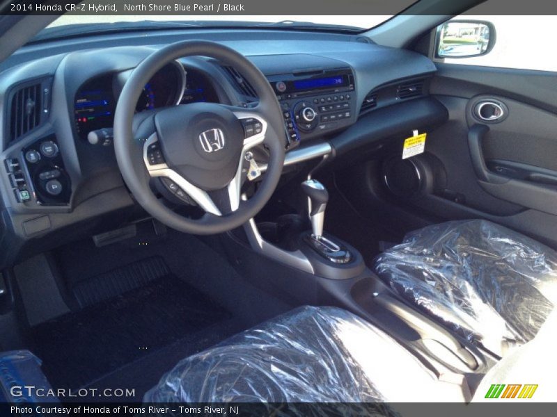 North Shore Blue Pearl / Black 2014 Honda CR-Z Hybrid