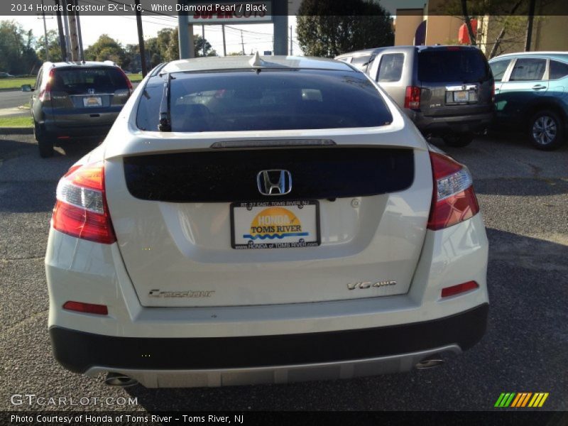 White Diamond Pearl / Black 2014 Honda Crosstour EX-L V6