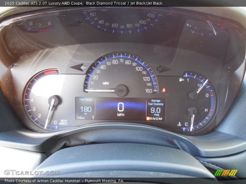Black Diamond Tricoat / Jet Black/Jet Black 2015 Cadillac ATS 2.0T Luxury AWD Coupe