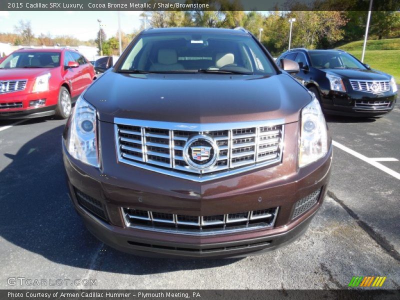 Cocoa Bronze Metallic / Shale/Brownstone 2015 Cadillac SRX Luxury
