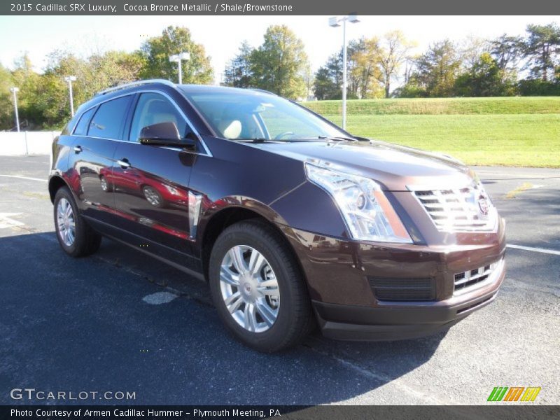 Cocoa Bronze Metallic / Shale/Brownstone 2015 Cadillac SRX Luxury