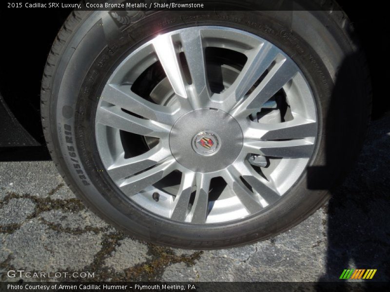 Cocoa Bronze Metallic / Shale/Brownstone 2015 Cadillac SRX Luxury
