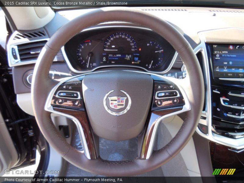 Cocoa Bronze Metallic / Shale/Brownstone 2015 Cadillac SRX Luxury