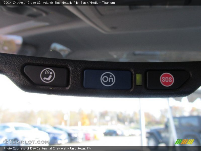Atlantis Blue Metallic / Jet Black/Medium Titanium 2014 Chevrolet Cruze LS