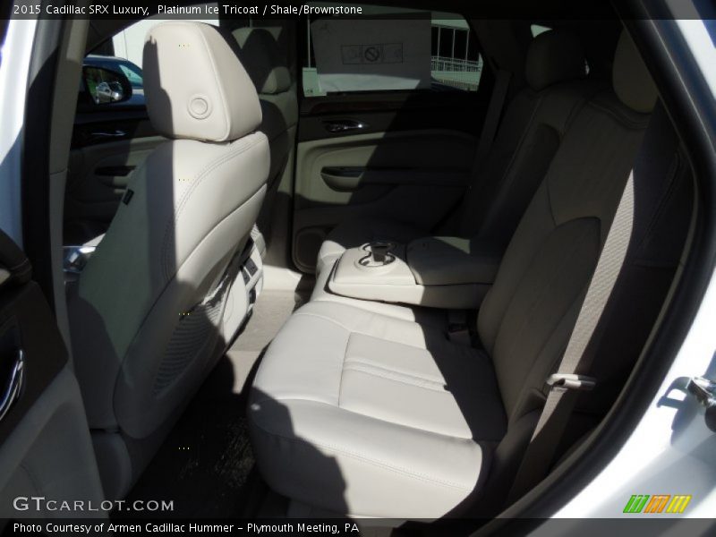 Platinum Ice Tricoat / Shale/Brownstone 2015 Cadillac SRX Luxury