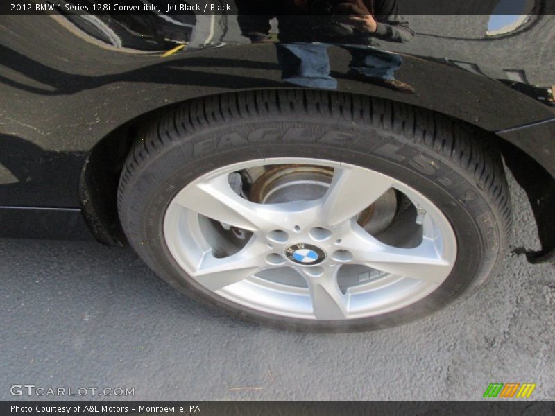 Jet Black / Black 2012 BMW 1 Series 128i Convertible
