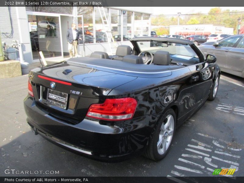 Jet Black / Black 2012 BMW 1 Series 128i Convertible