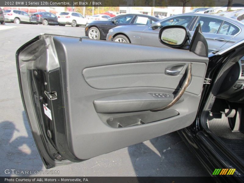 Jet Black / Black 2012 BMW 1 Series 128i Convertible