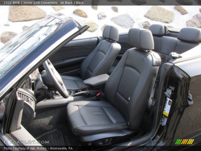 Jet Black / Black 2012 BMW 1 Series 128i Convertible