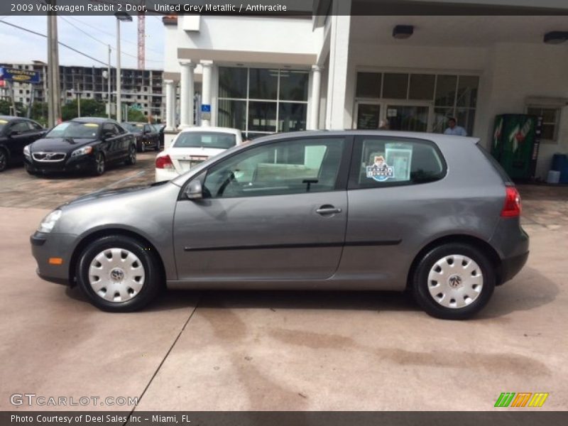 United Grey Metallic / Anthracite 2009 Volkswagen Rabbit 2 Door