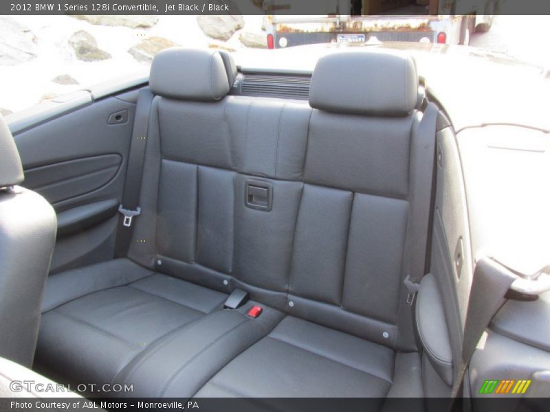 Jet Black / Black 2012 BMW 1 Series 128i Convertible
