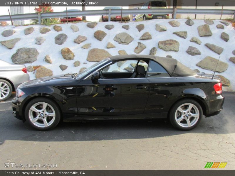 Jet Black / Black 2012 BMW 1 Series 128i Convertible